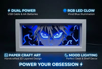 Killua Hunter x Hunter LED Lamp – Paper Craft Anime Night Light