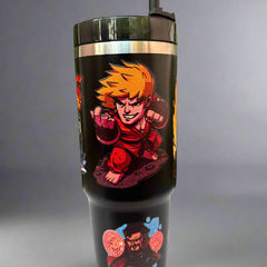 Captain America Tumbler - 900 ML Stainless Steel Design - Project M Shop