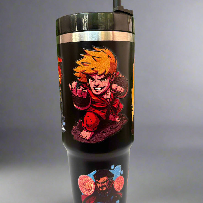 Captain America Tumbler - 900 ML Stainless Steel Design - Project M Shop