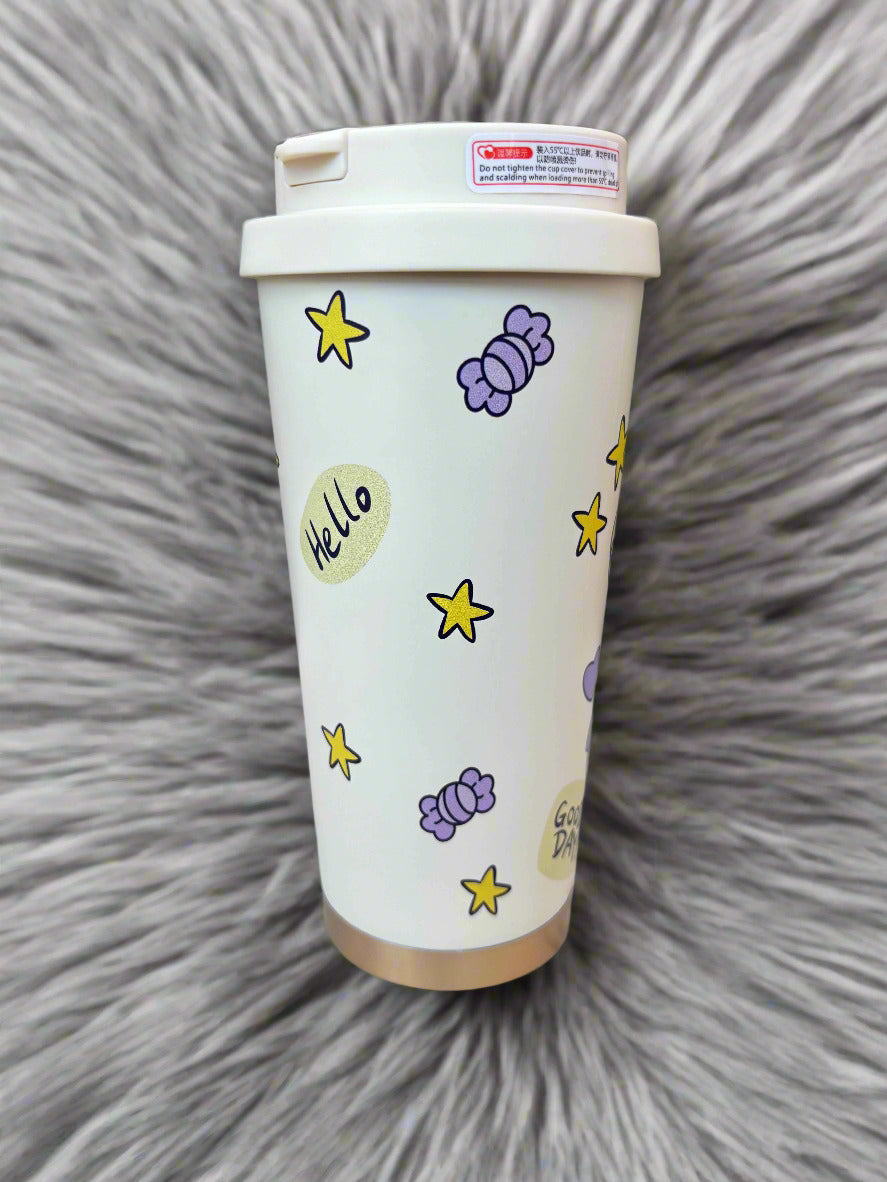 Kuromi Insulated Mug 600ml – On-the-Go Drinkware