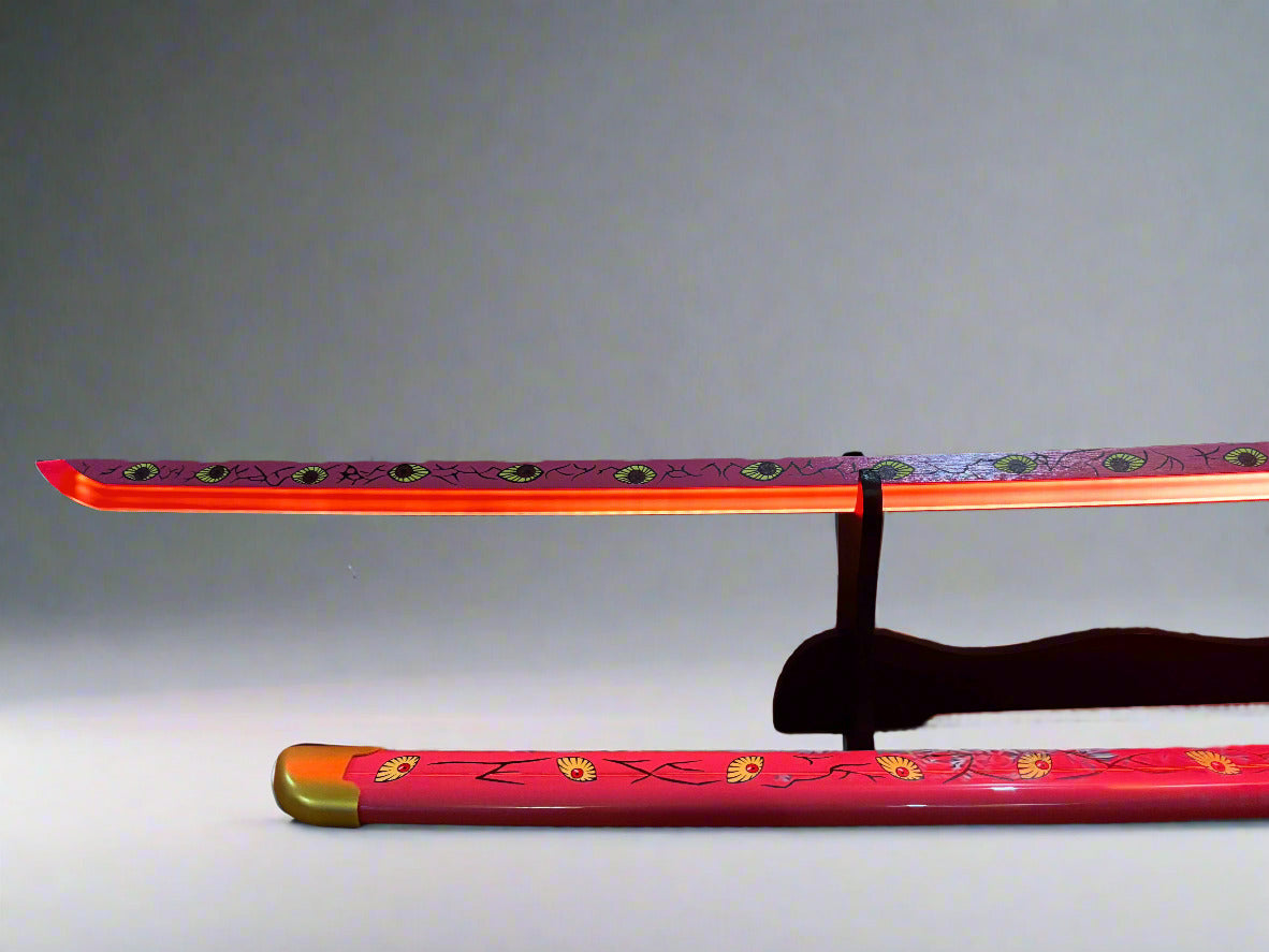Demon Slayer Katana Replica - Kokushibo LED Samurai Sword Collectible for Fans - Project M Shop