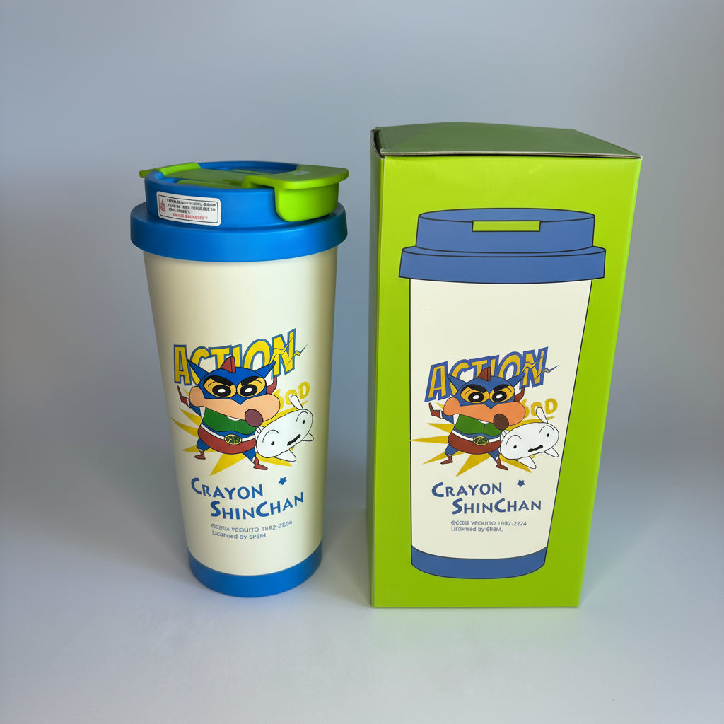 Shin-Chan Action Crayon Insulated Tumbler - 600ML - Project M Shop