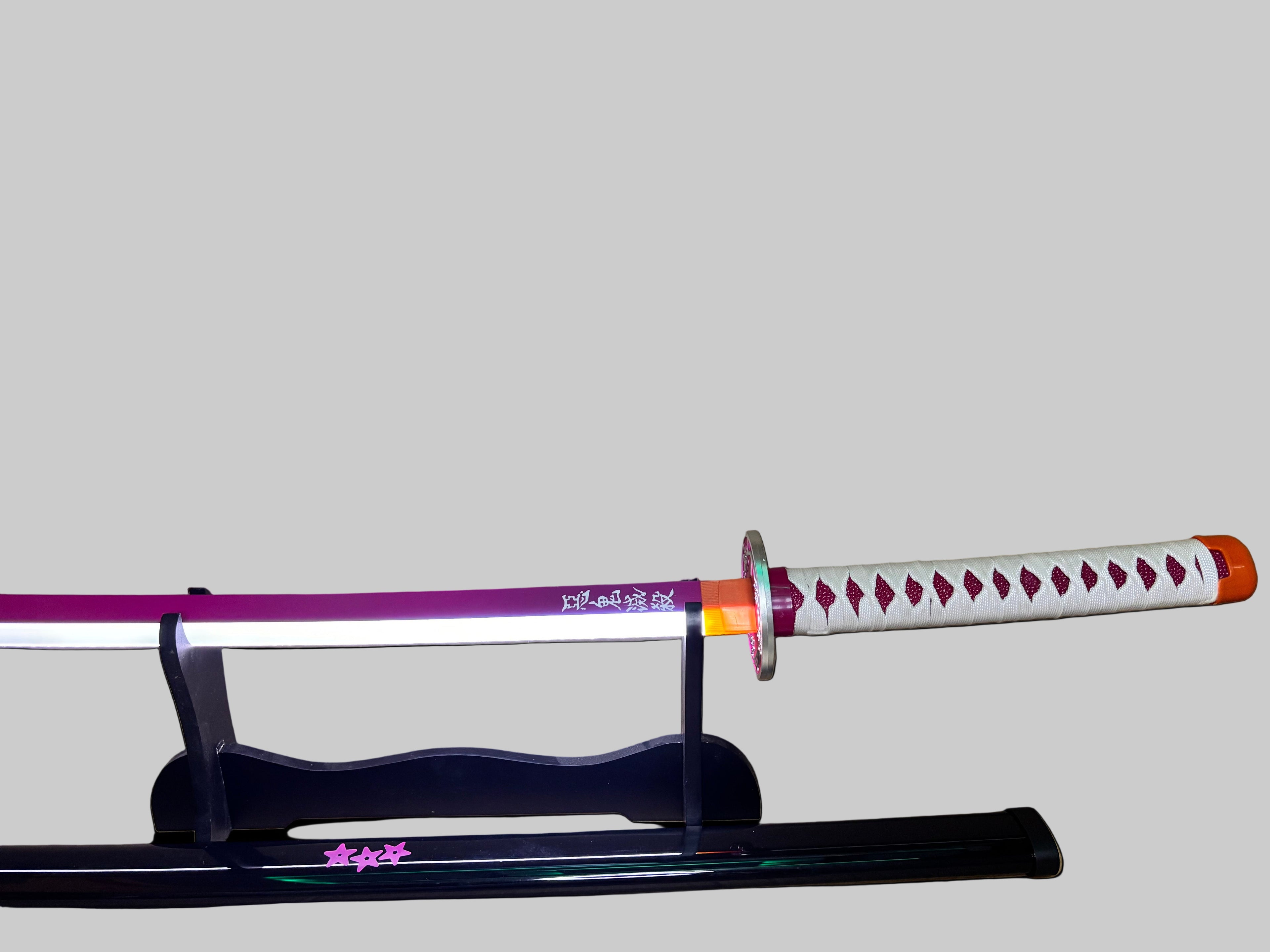 Kanao Tsuyuri 104 CM Full Length LED katana - Demon Slayer Katana - Project M Shop