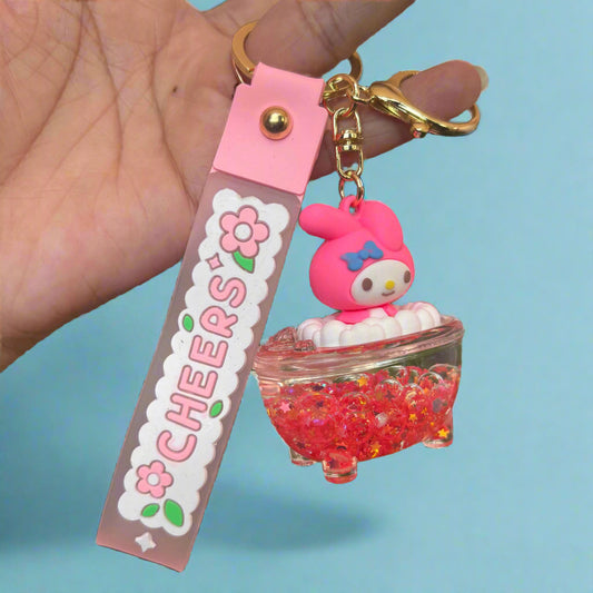 My Melody Acrylic Keychain - High Quality Acrylic Keychain with Strap - Project M Shop