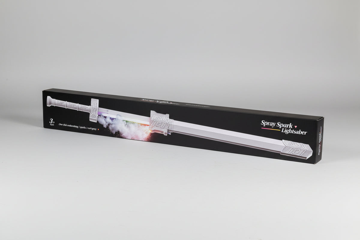 Color Changing LED Sparkling Knight Sword With Mist Spray - For 3+ year Age