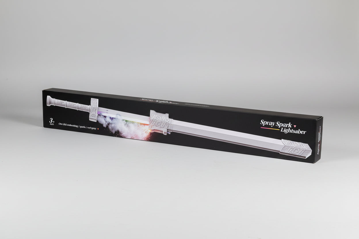 Color Changing LED Sparkling Knight Sword With Mist Spray - For 3+ year Age - Project M Shop