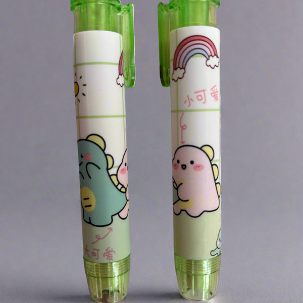 Cute dino style pen eraser - combo of 2 - Project M Shop