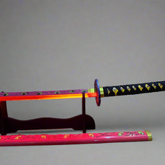 Demon Slayer Katana Replica - Kokushibo LED Samurai Sword Collectible for Fans - Project M Shop