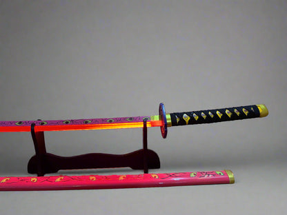 Demon Slayer Katana Replica - Kokushibo LED Samurai Sword Collectible for Fans - Project M Shop