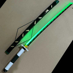 Shinazugawa Sanemi LED Katana - Glowing Sword of the Wind Hashira from Demon Slayer - Project M Shop