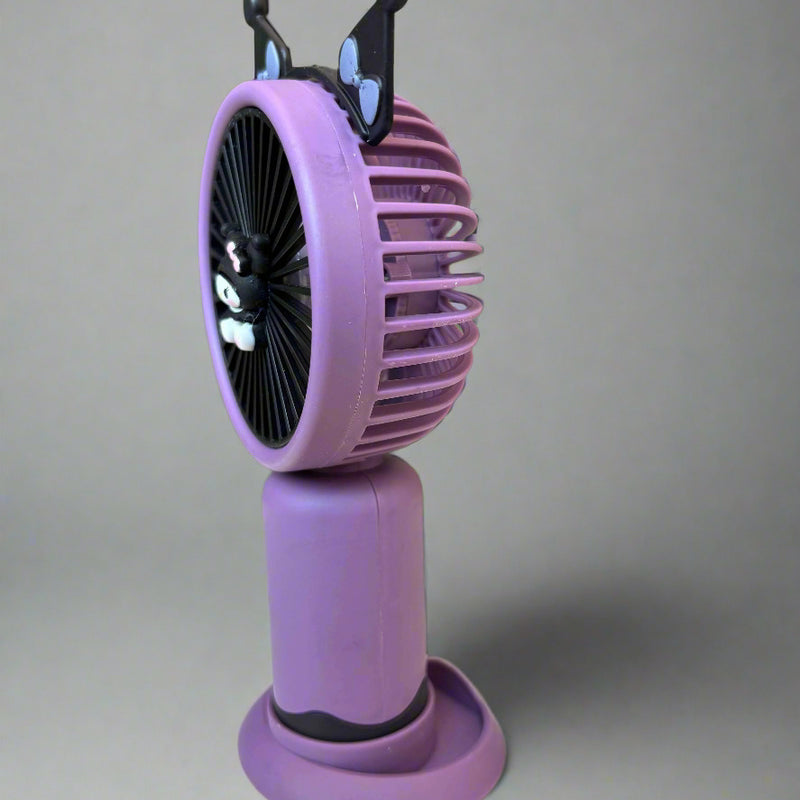 Kuromi Portable Mini Fan - Single Speed, Stylish and Compact - Project M Shop