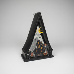 Haunted House  Triangle Shaped Lantern LED Light For Decoration - For Indoor Use - Project M Shop