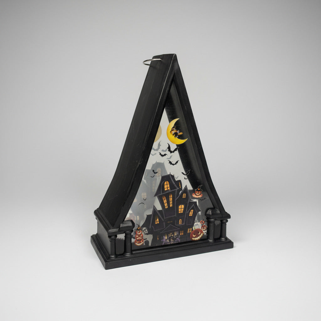 Haunted House  Triangle Shaped Lantern LED Light For Decoration - For Indoor Use - Project M Shop