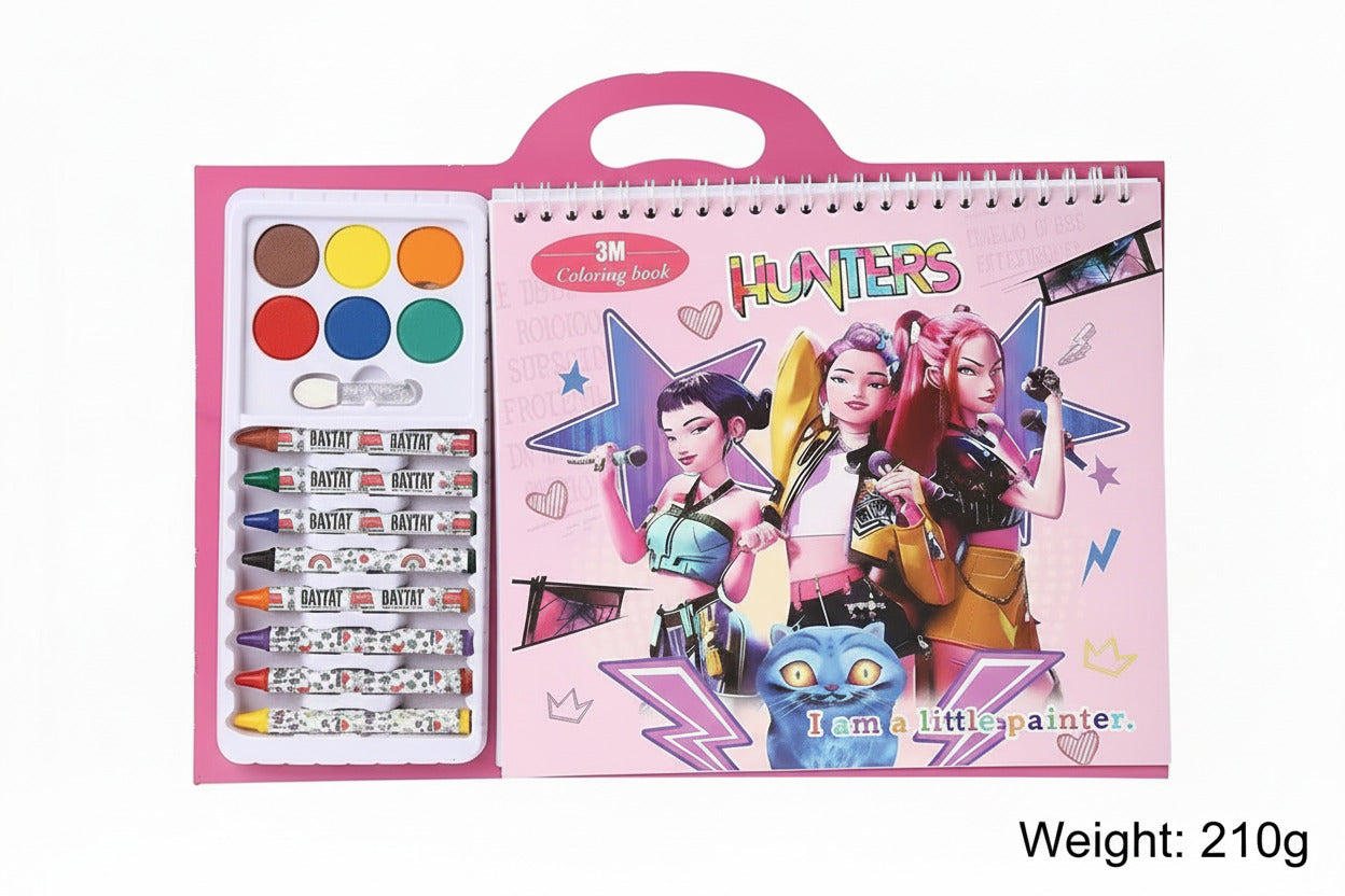 K-Pop Demon Hunter Huntrx Coloring, Drawing and Doodle Book - Project M Shop