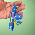 Stitch Keychain with Strap - PVC Rubber Design - Project M Shop
