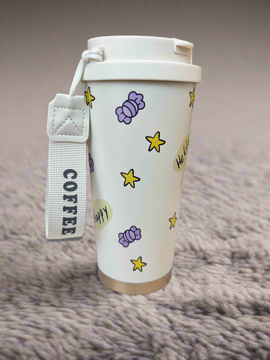 Kuromi Insulated Mug 600ml – On-the-Go Drinkware