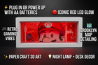 Super Mario LED Night Lamp – Retro Gaming Paper Craft Light - thumbnail 1