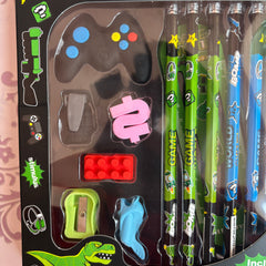 Game world stationery set of 13 pieces - Project M Shop