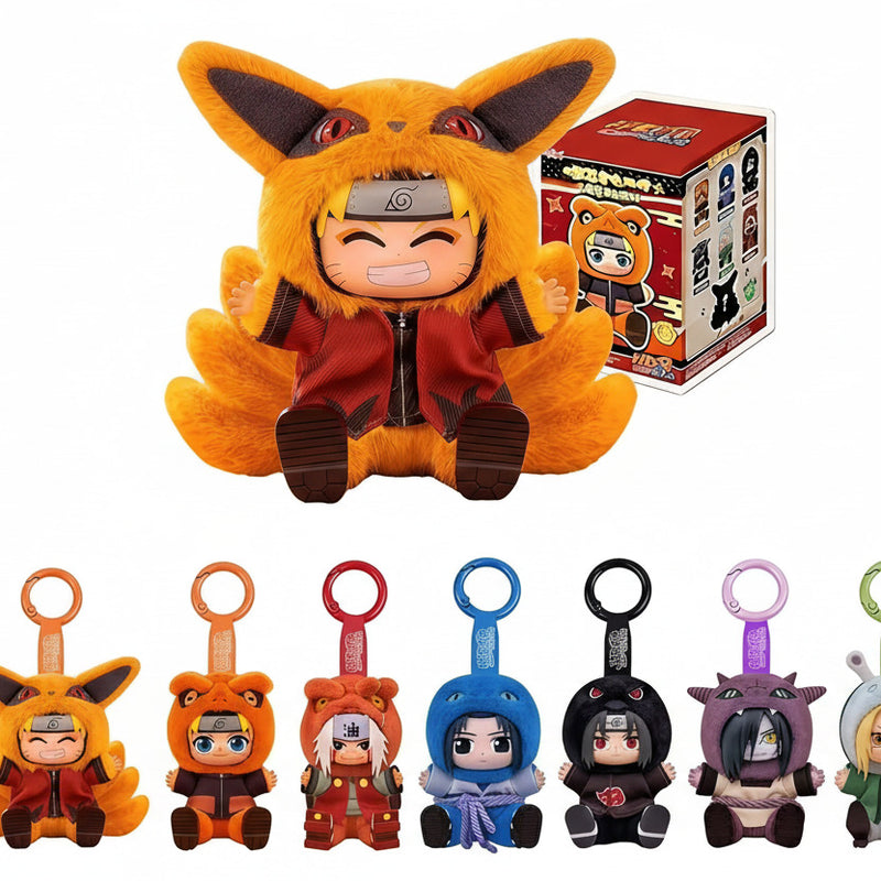 Eaki Naruto Cute Beast Sitting Party Vinyl Plush Pendant Blind Box - 1 Random Design - Project M Shop