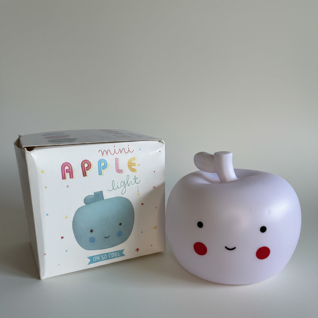 Apple Shaped Creative Silicon Plastic Night Light For Kids - Project M Shop