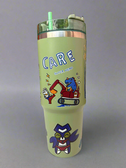 Animal Printed Tumbler - 900 ML Stainless Steel Design - Project M Shop