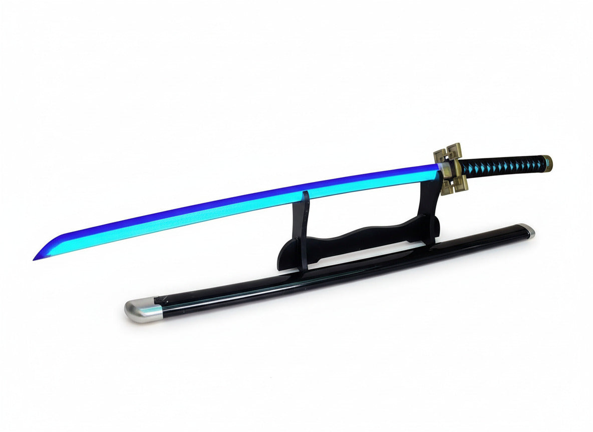 Muichiro Blue LED Katana 104 CM Full Length - Demon Slayer Collectible