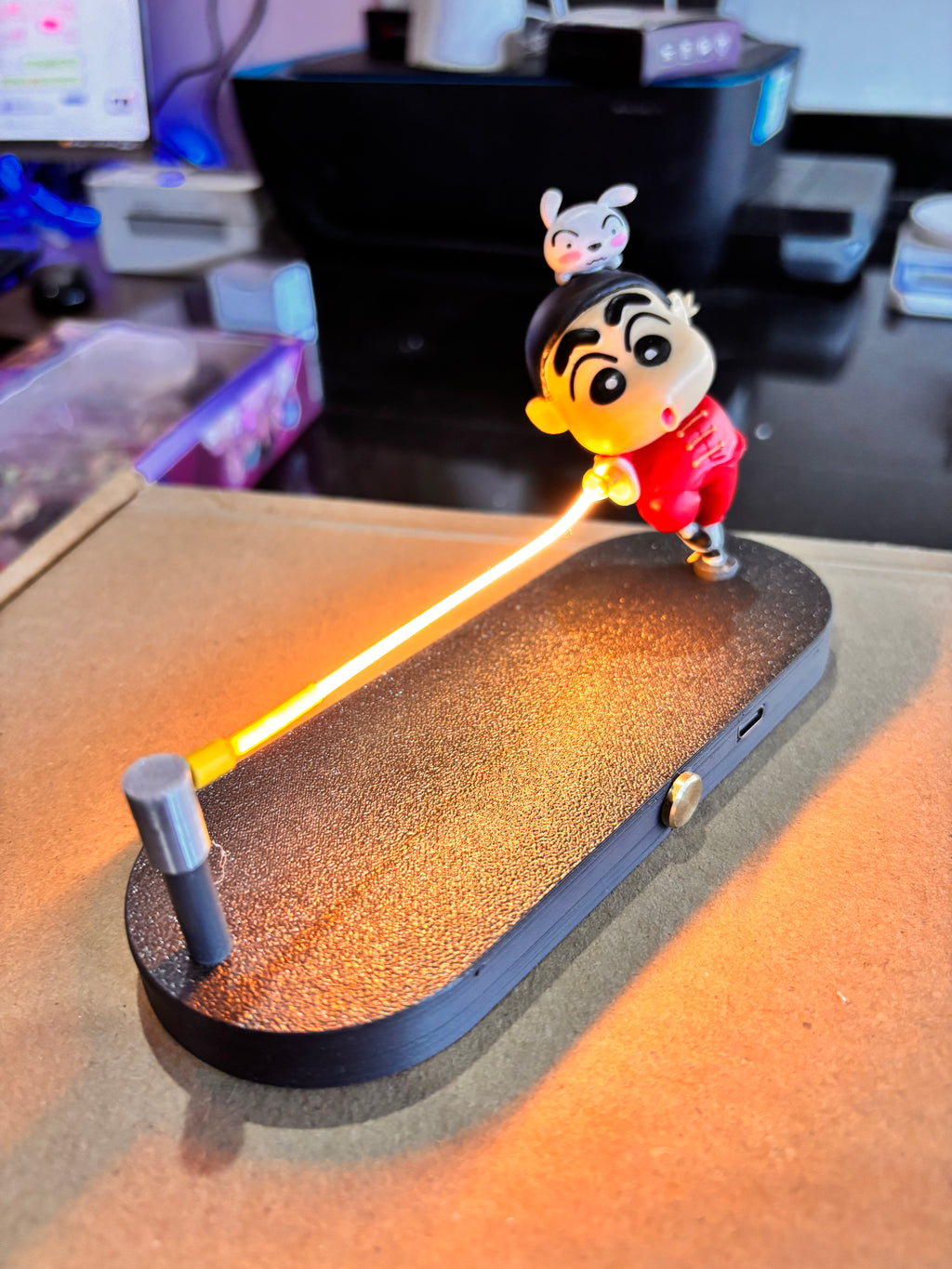 Shin-chan Magnetic Levitation Lamp - Creative Night Light for Kids - Project M Shop