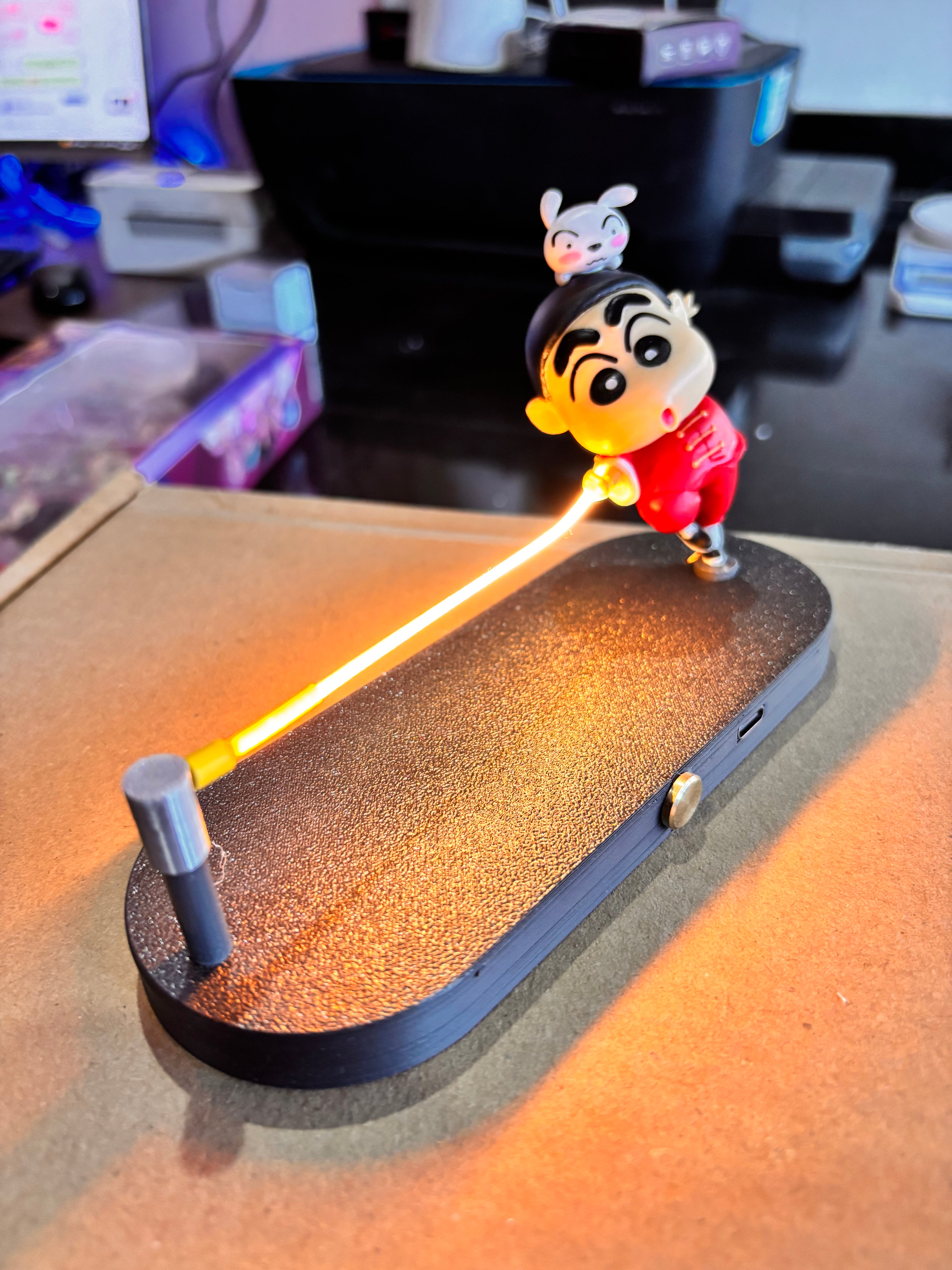 Shin-chan Magnetic Levitation Lamp - Creative Night Light for Kids - Project M Shop