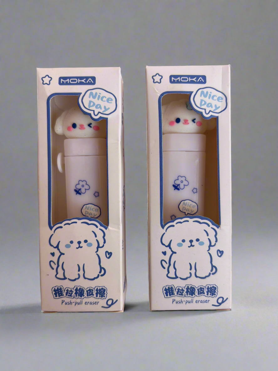 Cinnamaroll inspired push-pull eraser - combo of 2 - Project M Shop