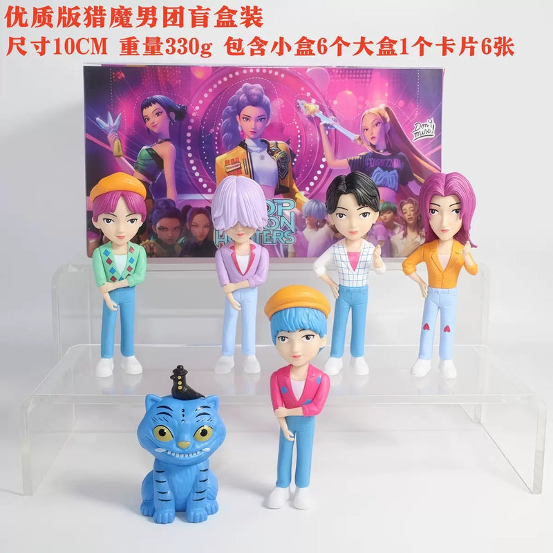 ( Set of 6 ) K-Pop Demon Hunter Saja Boys With Durphy PVC Figure - Project M Shop