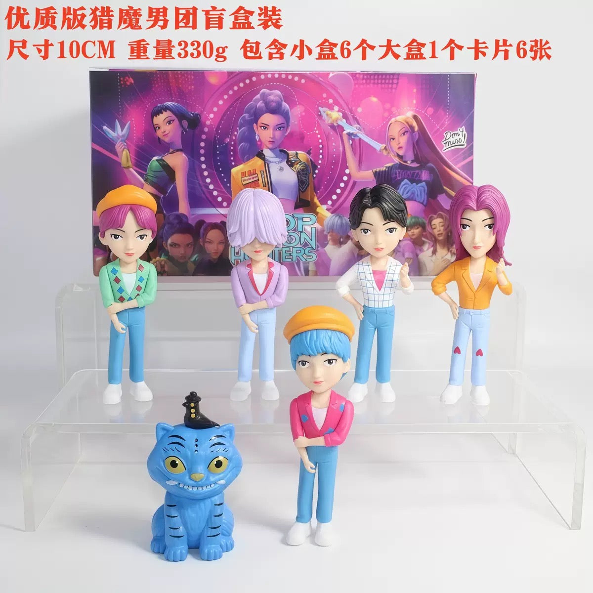 ( Set of 6 ) K-Pop Demon Hunter Saja Boys With Durphy PVC Figure - Project M Shop