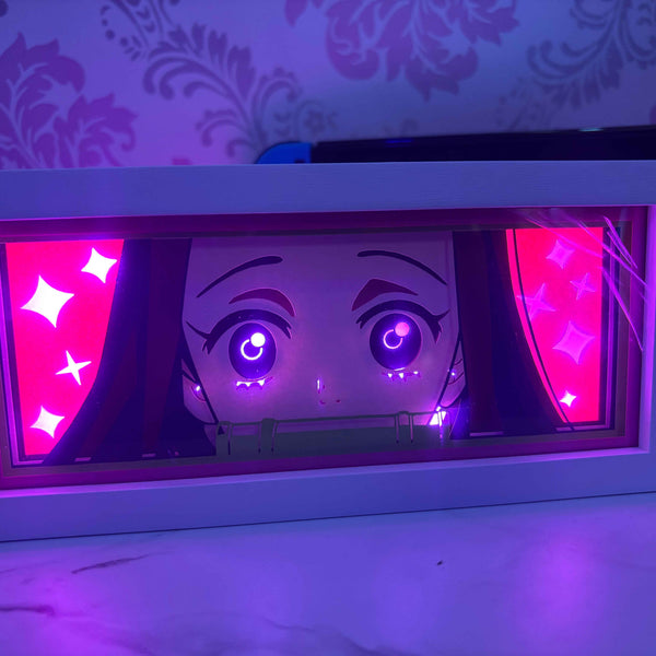 Anime Naruto Girl Paper Crafted LED Lamp - Unique Lighting for Fans - Project M Shop