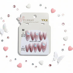 Beautiful Butterfly Charm Press On Nails - M Size - Project M Shop