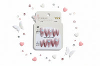 Beautiful Butterfly Charm Press On Nails - M Size