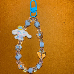 blue Po-chacco beads Phone/bag charm - Project M Shop