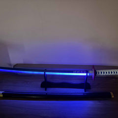 Tomioka Giyuu Blue LED Katana – Blue Demon Slayer-Inspired Glowing Sword