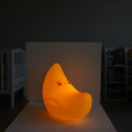 Moon Shaped Creative Silicon Plastic Night Light For Kids - Project M Shop