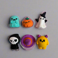 Halloween Ghost Shaped Eraser Set - 6 Pieces - Project M Shop