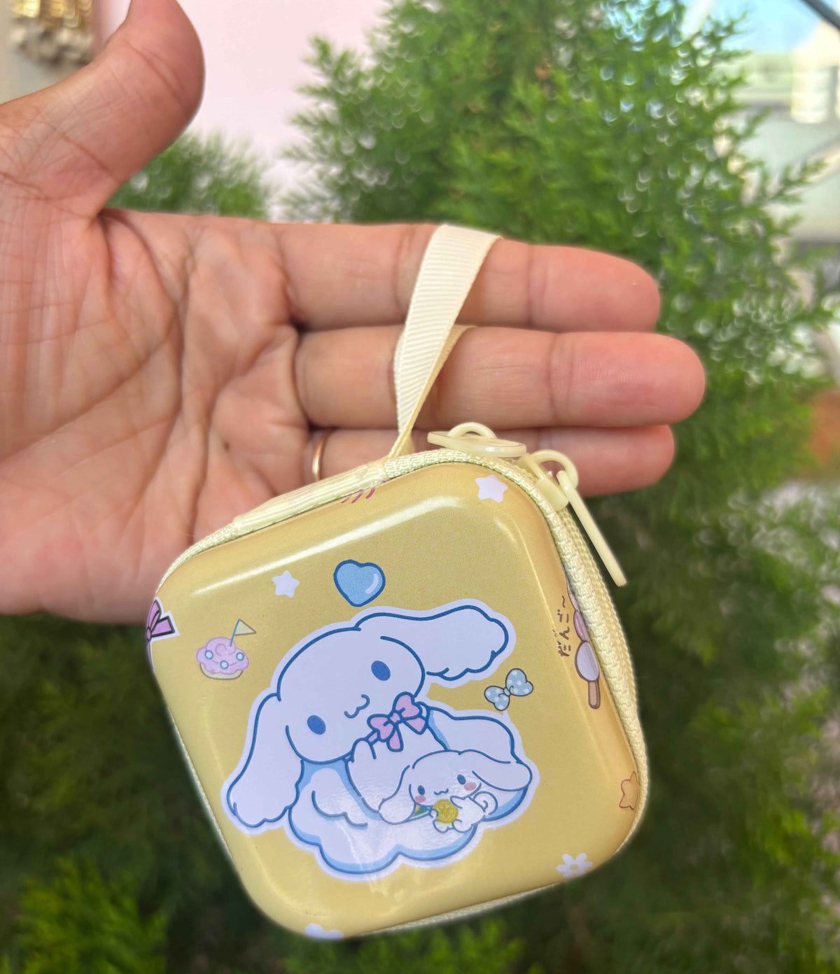 Cinnamoroll Coin Keeper Keychain – Secure Storage Charm