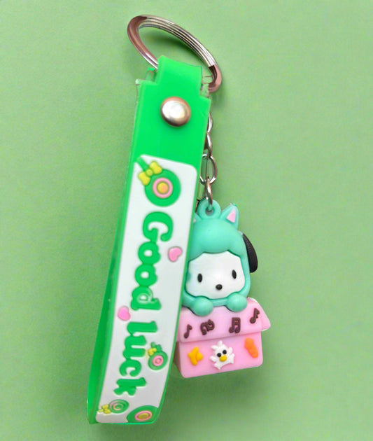 Cute Animal Keychain - PVC Rubber Keychain with Strap - Project M Shop