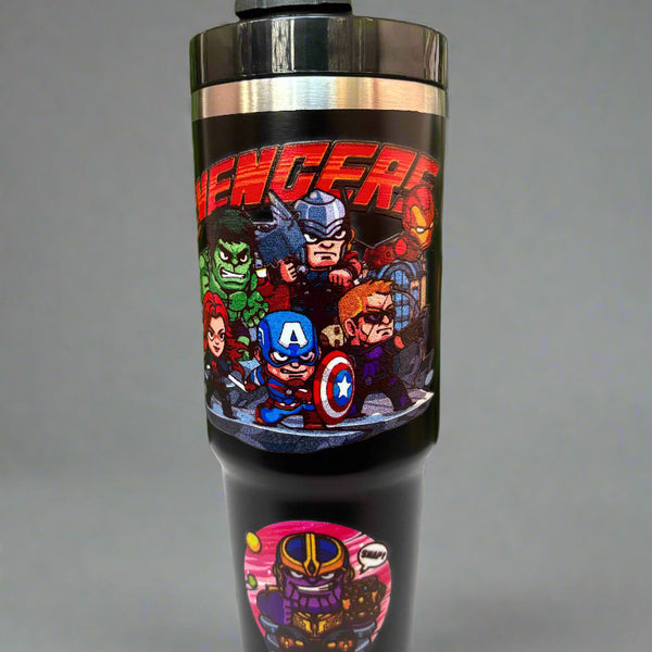 Captain America Tumbler - 900 ML Stainless Steel Design - Project M Shop