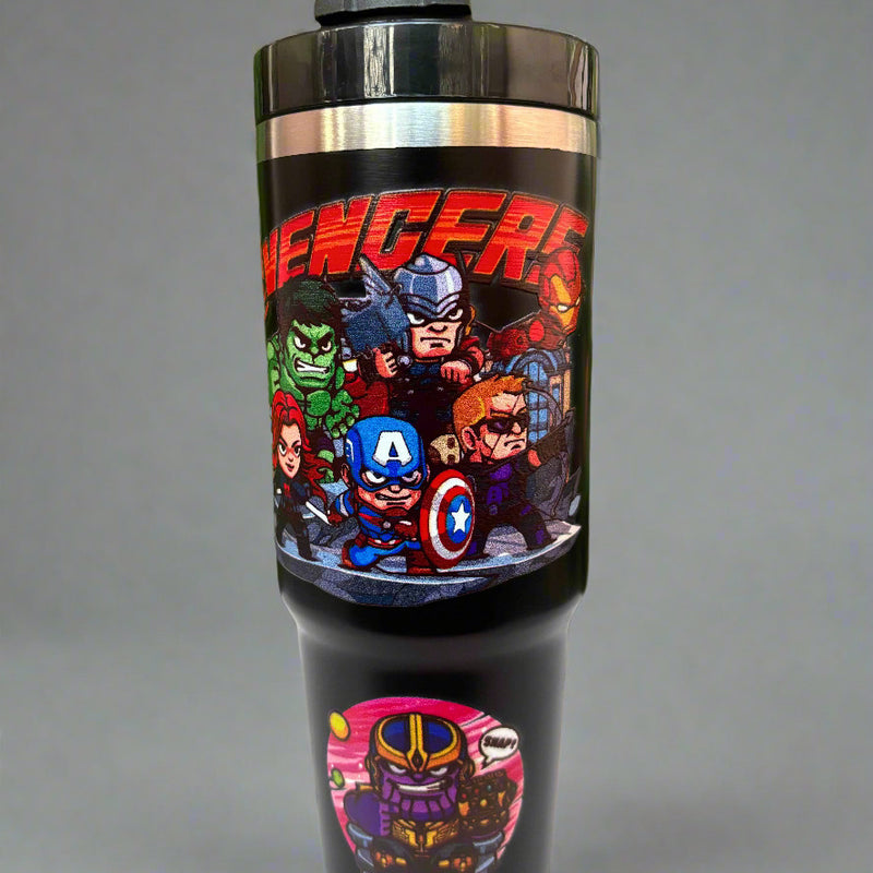 Captain America Tumbler - 900 ML Stainless Steel Design - Project M Shop