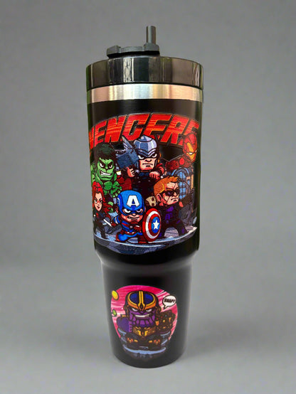 Captain America Tumbler - 900 ML Stainless Steel Design - Project M Shop