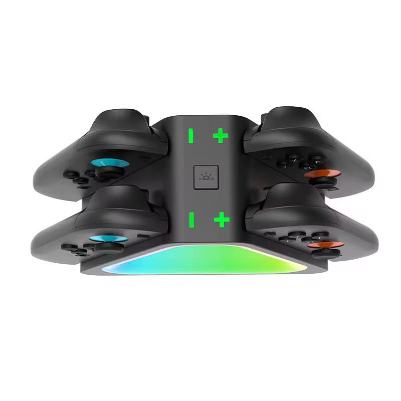 Nintendo Switch 2 Joycon 4 in 1 Charging Docking Station With RGB Light - Project M Shop