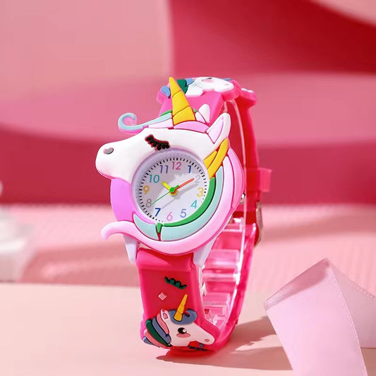 Unicorn style watch for girls