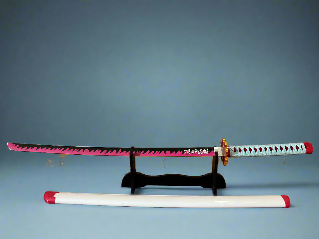 Mitsuri Katana Wooden Sword - Japanese Wooden Sword from Demon Slayer Anime - Project M Shop