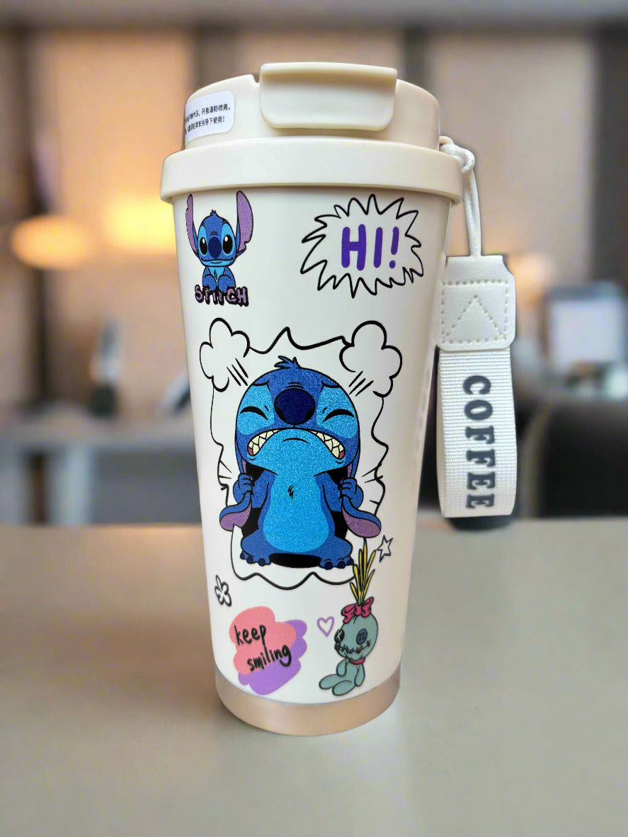 Hi Stitch Mug 600ml – Fun Collectible Insulated Cup