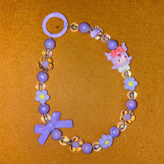 Purple Kuromi Beads Phone/Bag Charm - Project M Shop