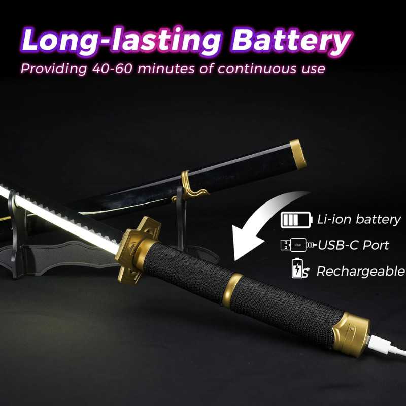 Roronoa Zoro Yubashiri 104cm LED Katana | One Piece Cosplay Replica - photo 5