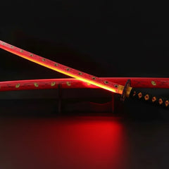 Demon Slayer Katana Replica - Kokushibo LED Samurai Sword Collectible for Fans - Project M Shop